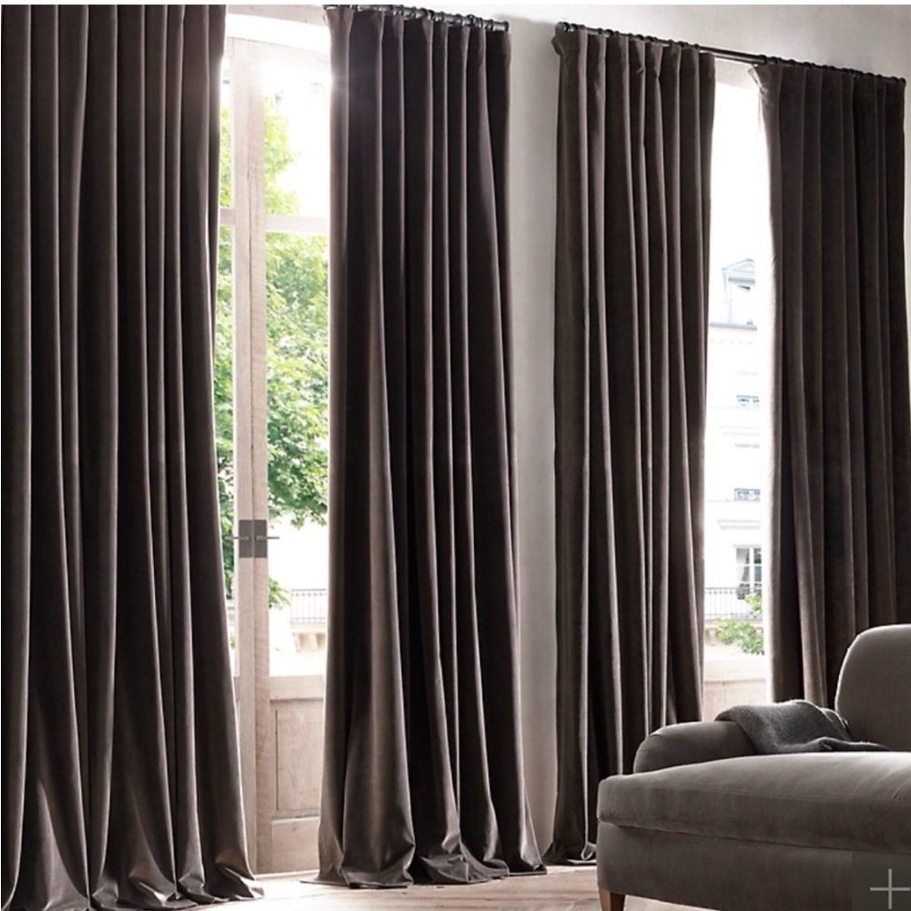 RH | Vintage Velvet Drapery 50x96 (2-Panels)